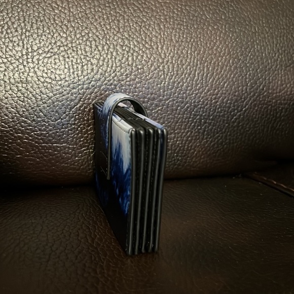 Dior unisex blooms leather CD logo card holder wallet - Picture 5 of 7